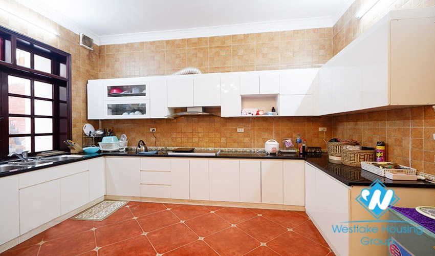 A furnished 4 bedroom house for rent in Ciputra D Block